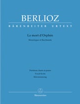 La Mort D'orphee-Vocal Score Vocal Solo & Collections sheet music cover